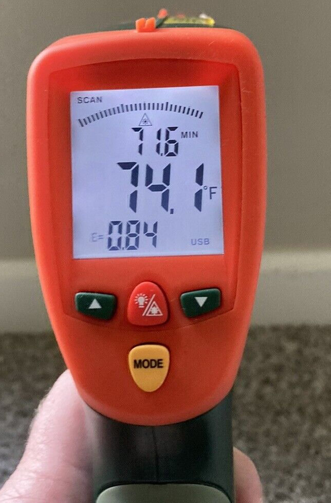 Extech Dual Laser Infrared Thermometer Model 42570 IR Temperature