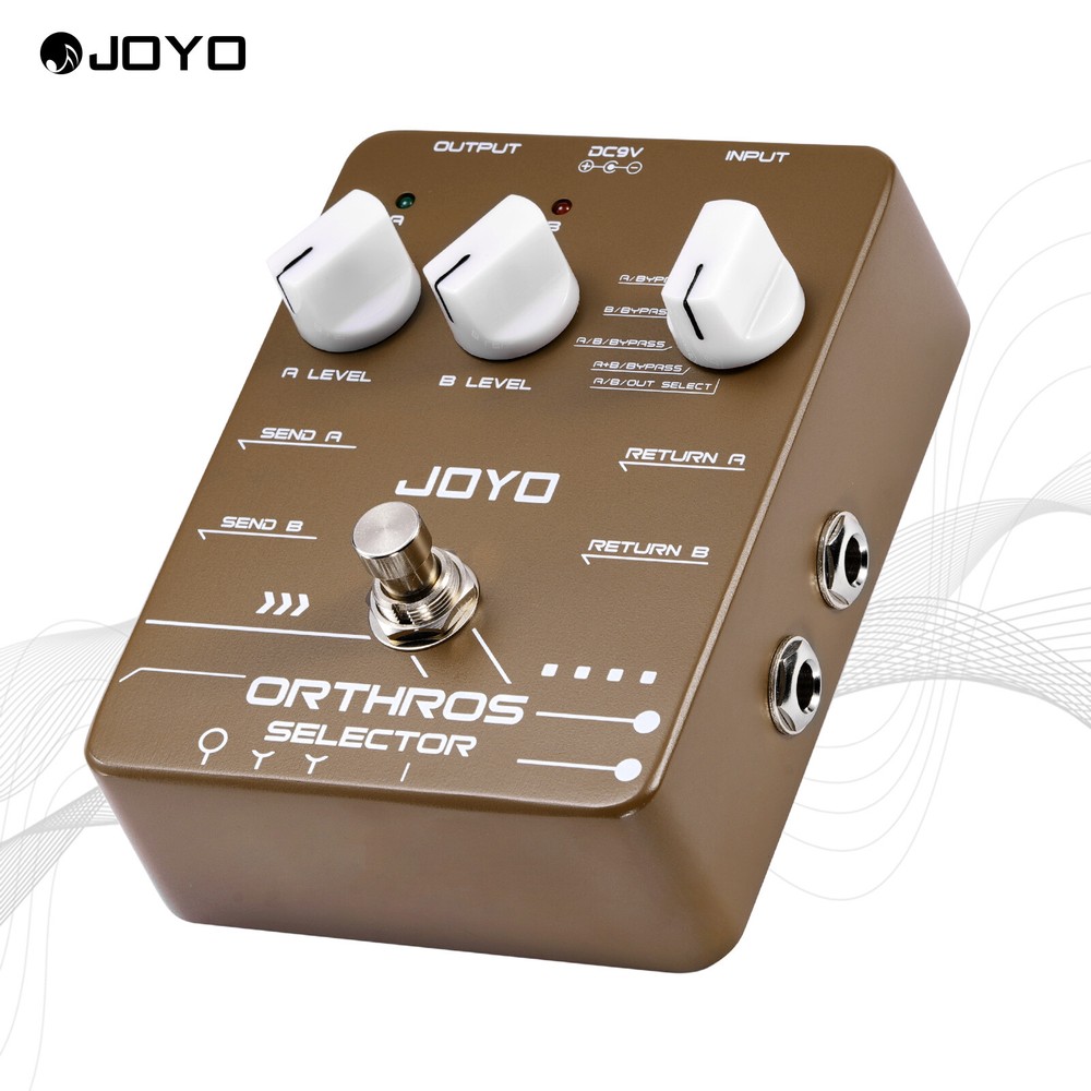 JOYO Line Selector Guitar Pedals 6 Mode Switch 2 Effect Loop for Electric Guitar