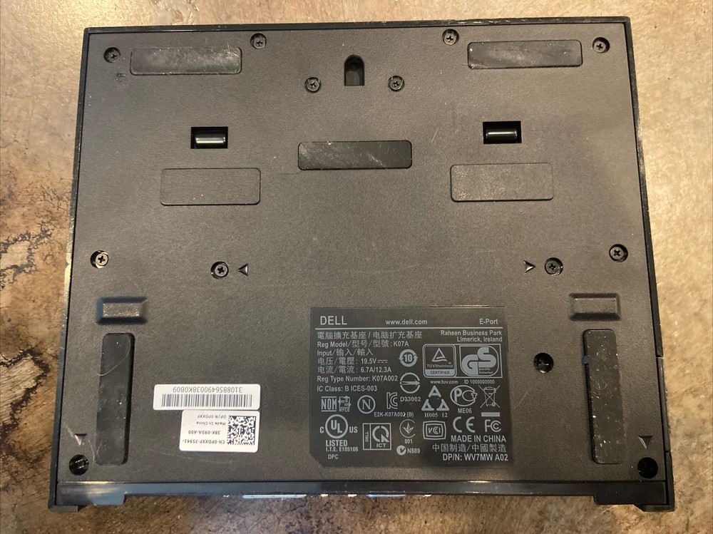 DELL PR03X E-Port Replicator II Docking Station USB 3.0