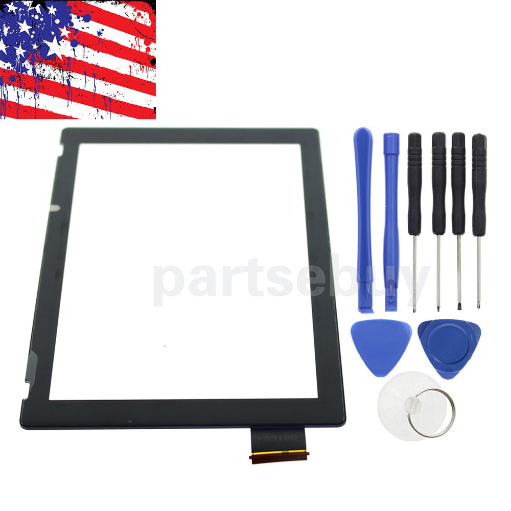 Touch Screen Digitizer Glass Replacement Part For Nintendo Switch Black New