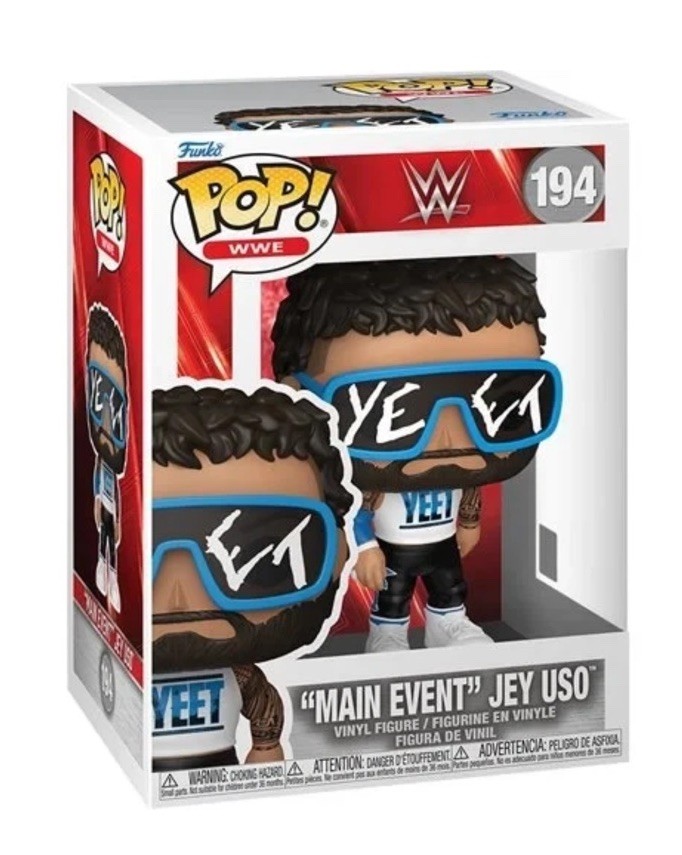 Funko POP! WWE Jey Uso Main Event Figure 194 ~ IN HAND