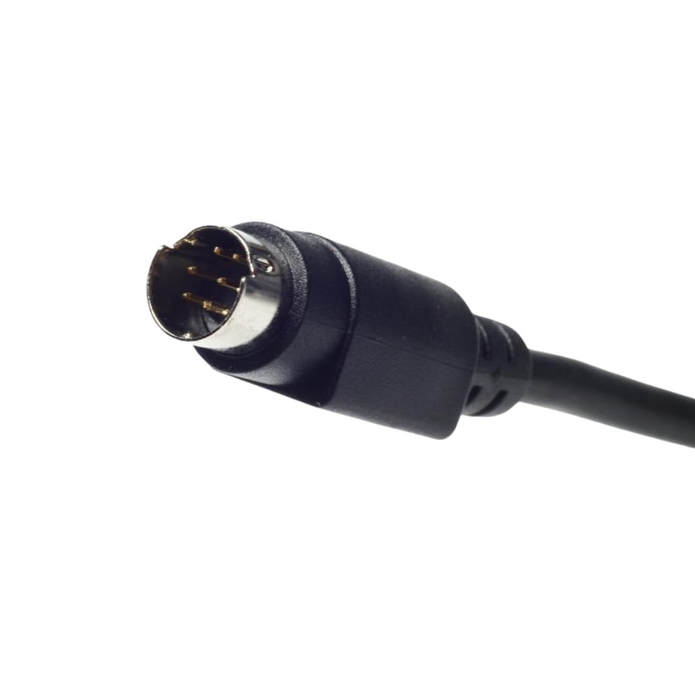 100ft VISCA PTZ Daisy Chain Camera Control Cable for 100FT, Black