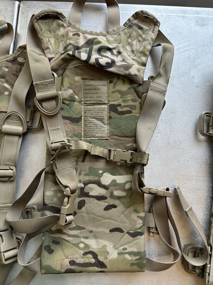 USGI Army EUC OCP Multicam Molle II Hydration System Carrier Backpack No Bladder