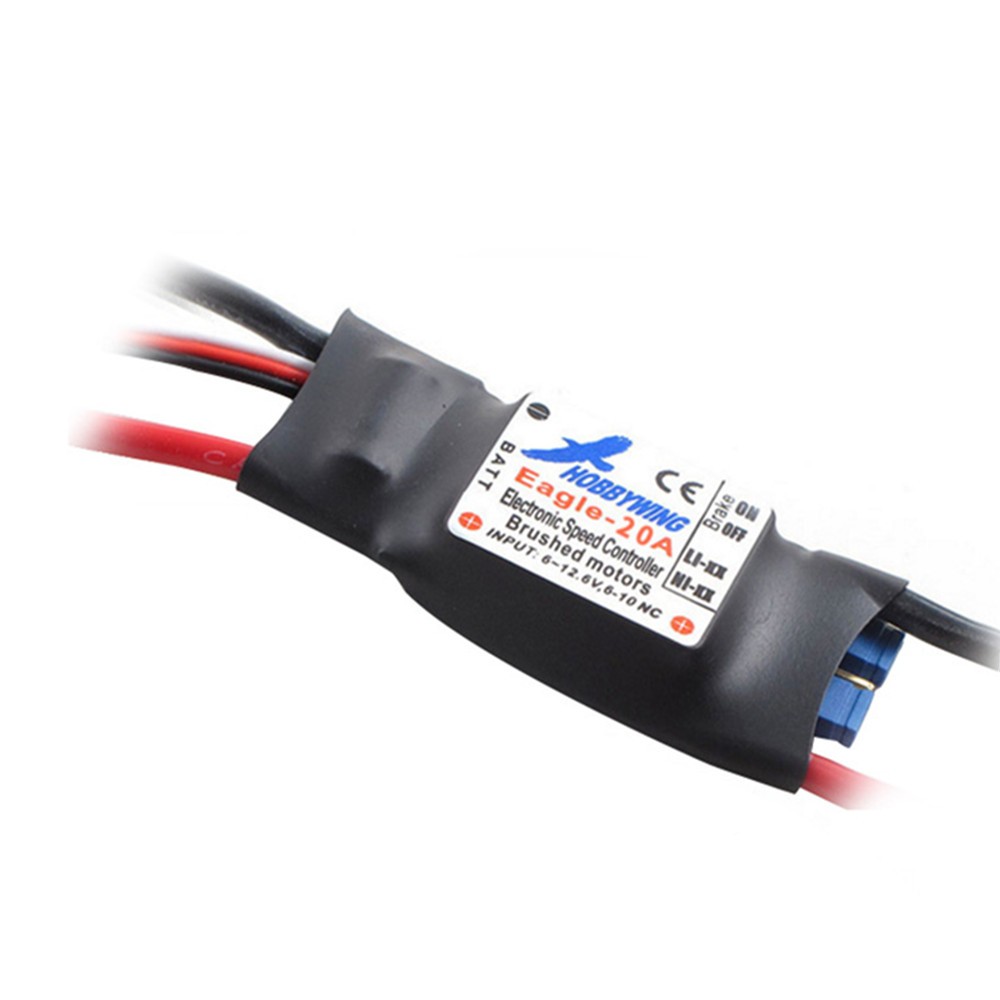 RC Airplane Plane Brushed Motor ESC for Hobbywing Eagle 20A Speed Controller B
