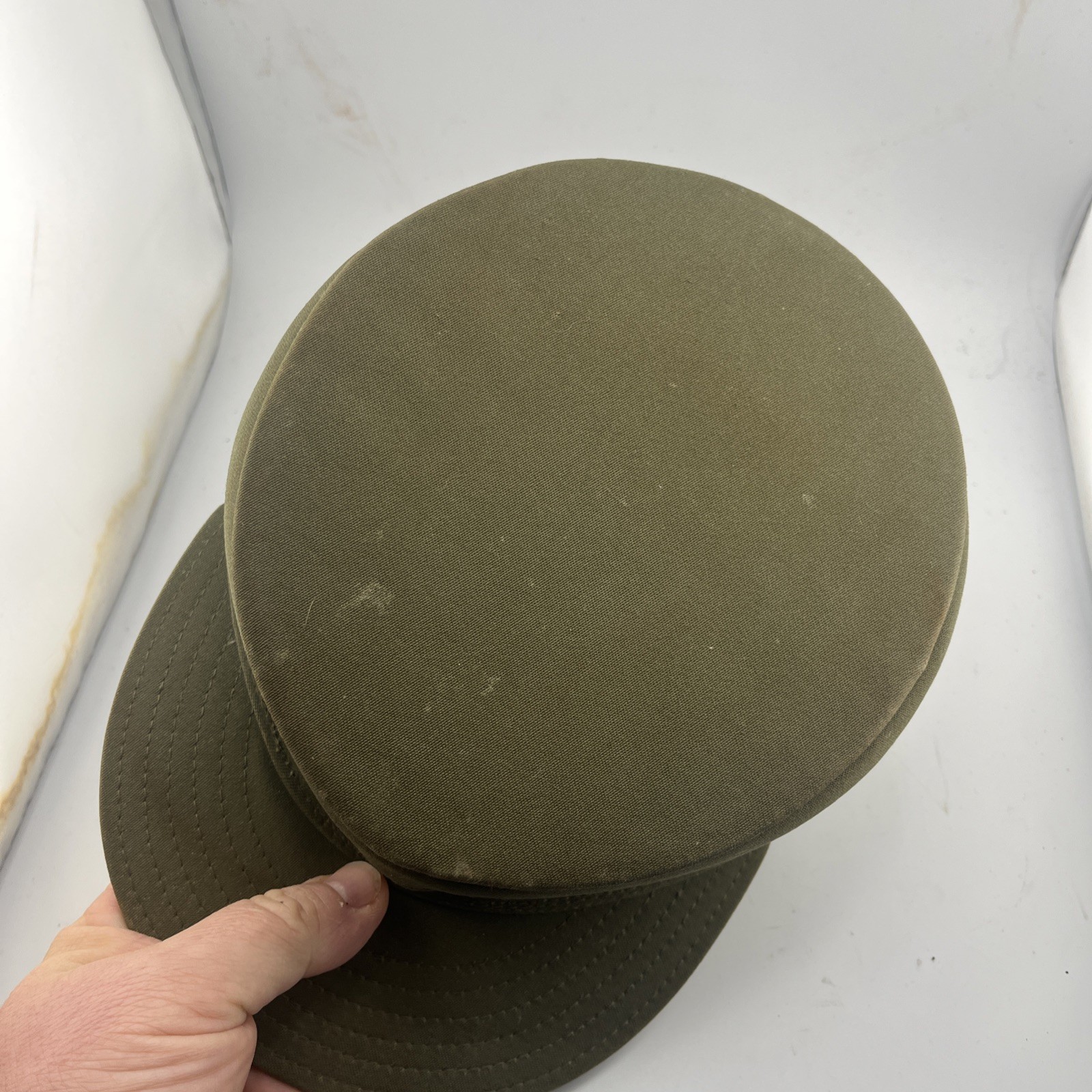 KOREAN WAR ERA 1950s US ARMY RIDGEWAY CAP - Rare Variant - Winter Version USAF