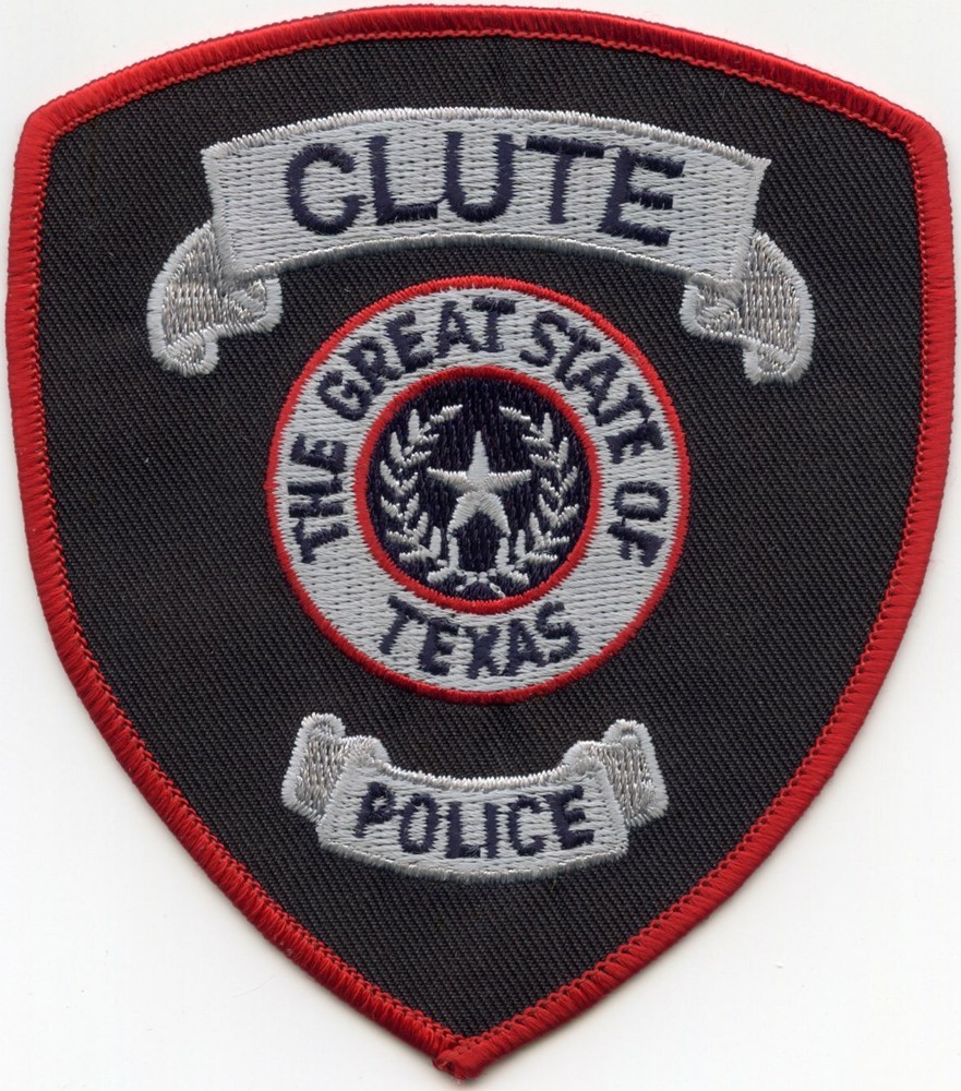 CLUTE TEXAS TX POLICE PATCH