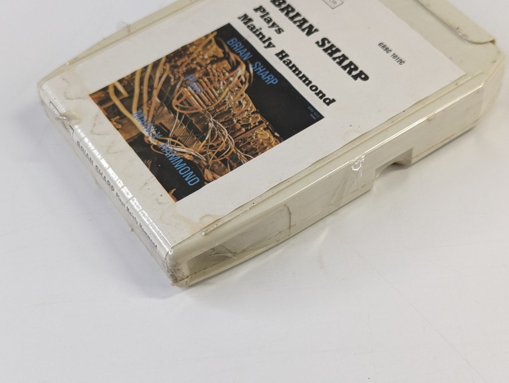 Brian Sharp Plays Mainly Hammond 8 Track Cartridge 1970's Unopened