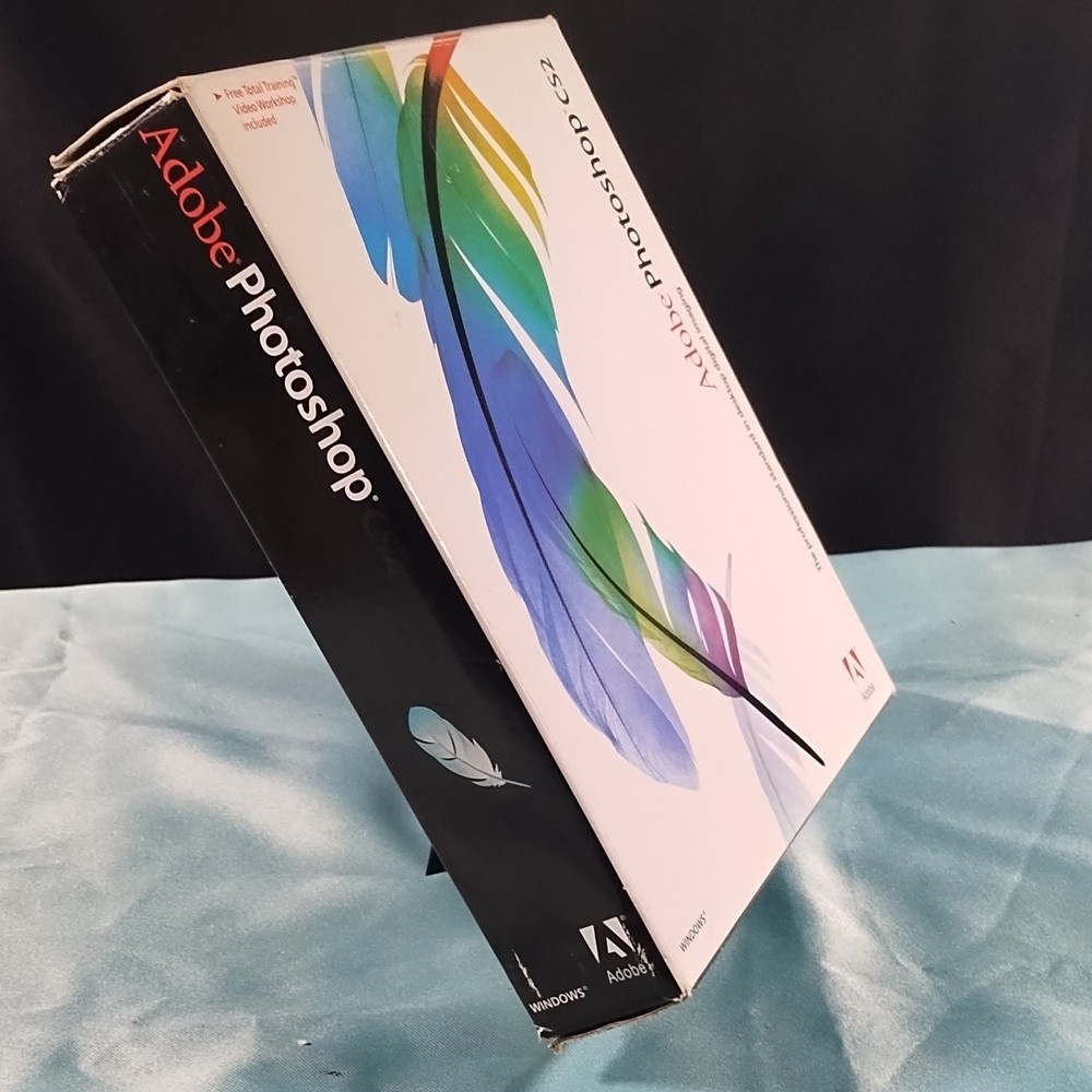 Adobe Photoshop CS2 Photo Editing Software Box and manual only!