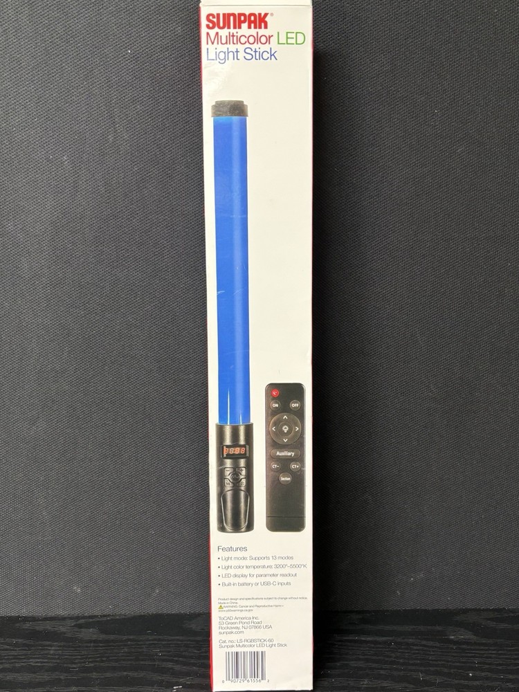 Sunpak multicolor LED light Stick