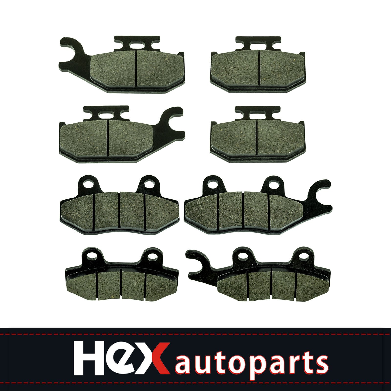 Front Rear Brake Pads for Can-Am Maverick Max 1000R 4x4 XDS XRS DPS 2013-2017