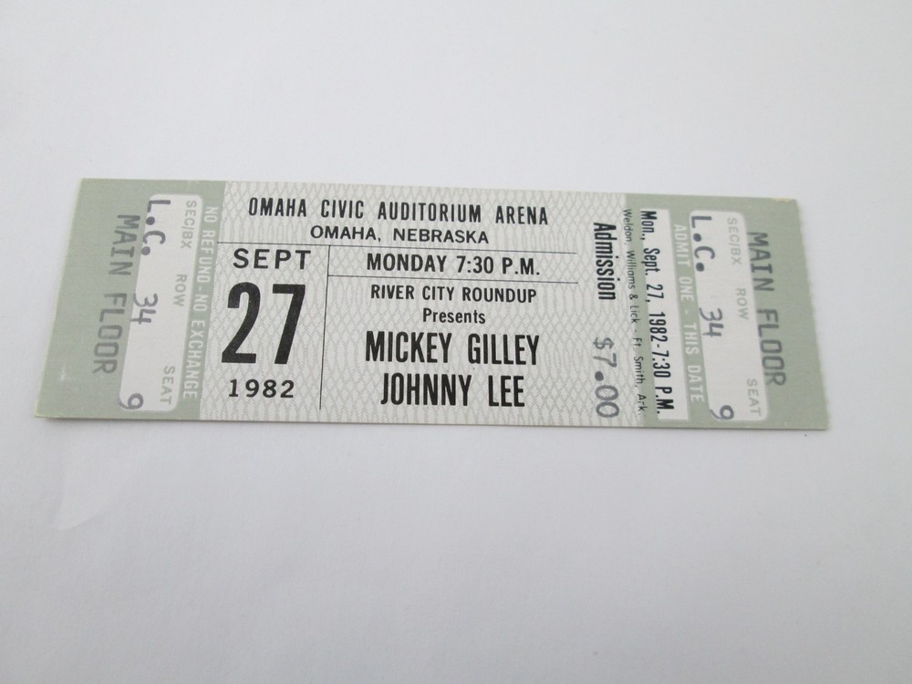 A-HA Unused Concert Ticket Omaha NE 9/20/1986 Civic Auditorium