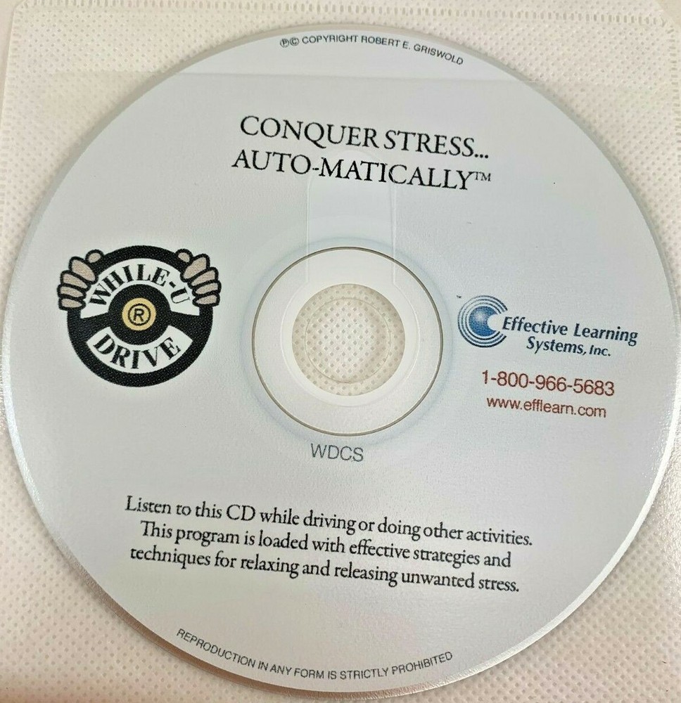 CONQUERING STRESS...AUTO-MATICALLY WHILE-U DRIVE CD SELF-HELP CD ONLY
