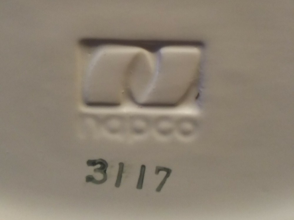 Napco White Basket Planter #3117