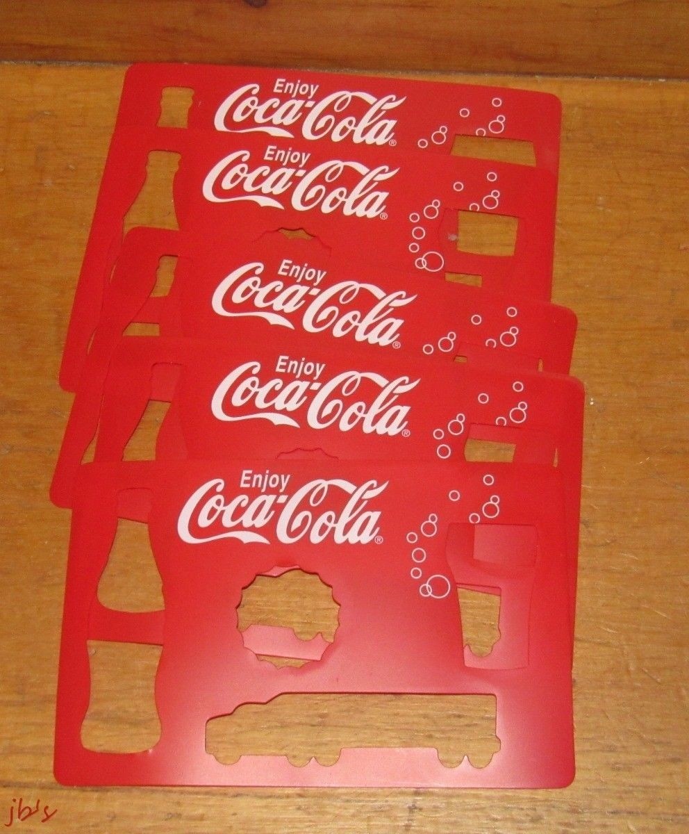 Coca-Cola Stencils Vintage New Old stock Five Stencils 1 price