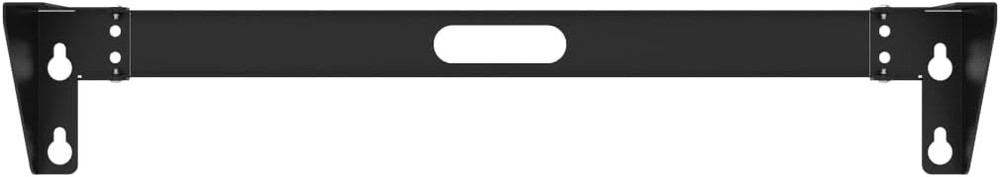 1U Vertical Wall Mount Rack - Foldable Patch Panel Bracket for 19 inches Network