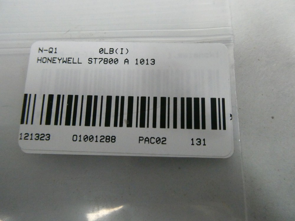 Honeywell ST7800 A 1013 7sec Purge Timer