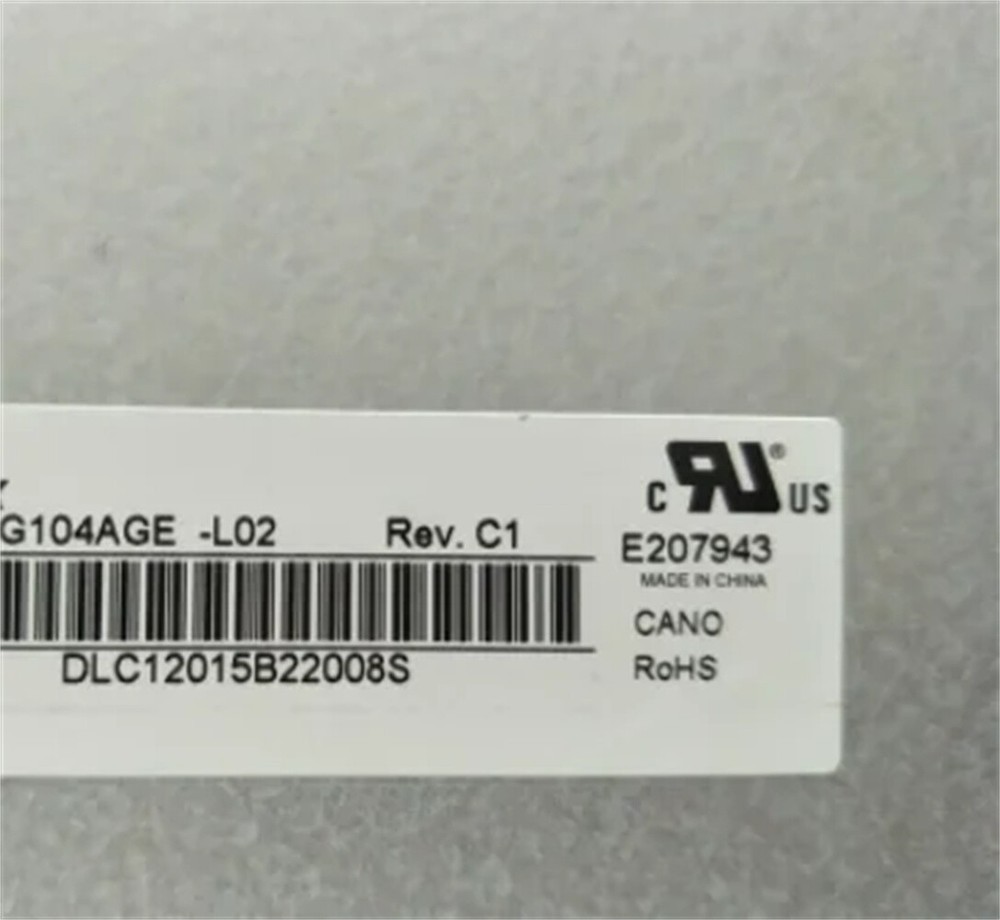 G104AGE-L02 10.4" 800*600 TFT-LCD Display Modules