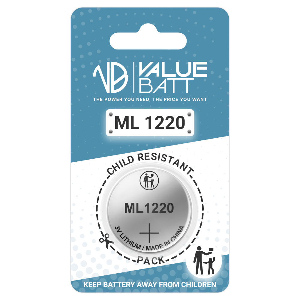 Replacement RTC CMOS Coin Cell Bios Rechargeable Battery - ML1220 3V