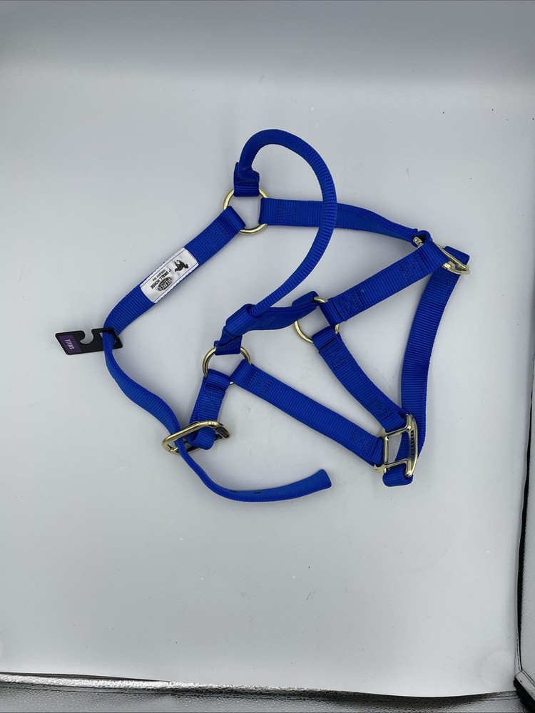 Weaver 1” Small Horse Nylon Adjustable Halter - Blue
