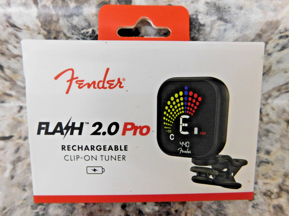Fender Flash 2.0 Pro Rechargeable Tuner Black