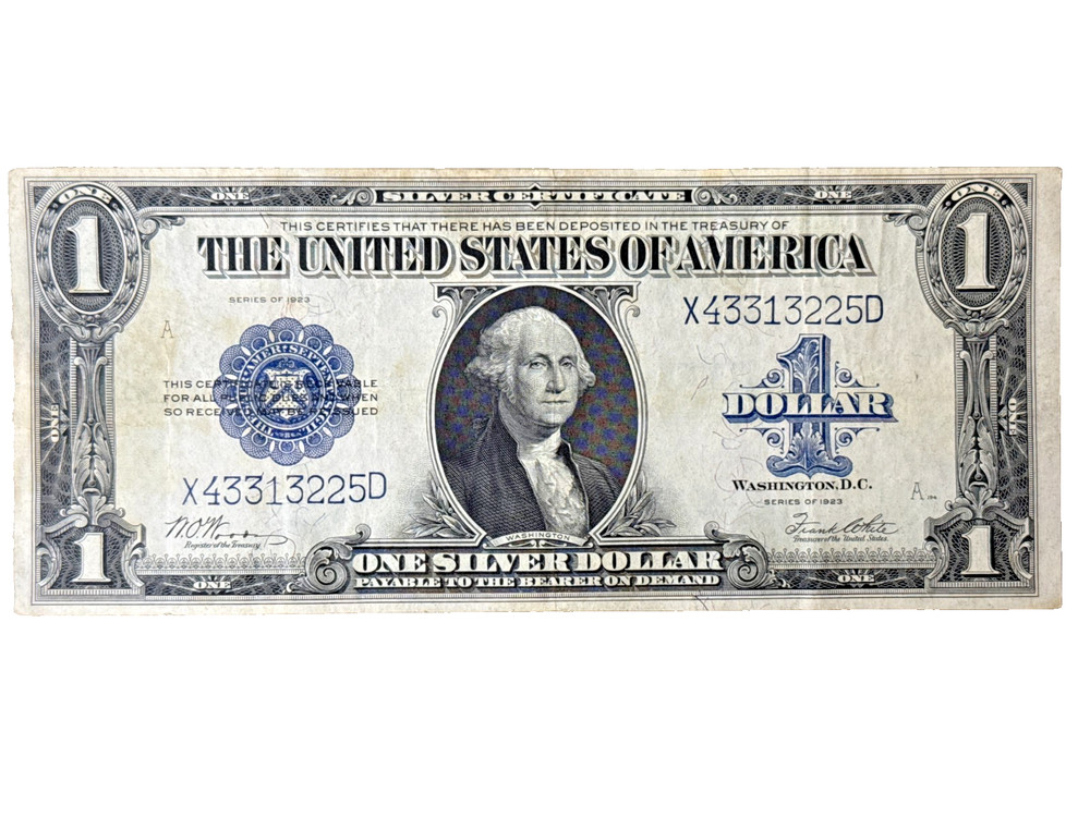 1923 $1 SILVER CERTIFICATE GREAT CONDITION.