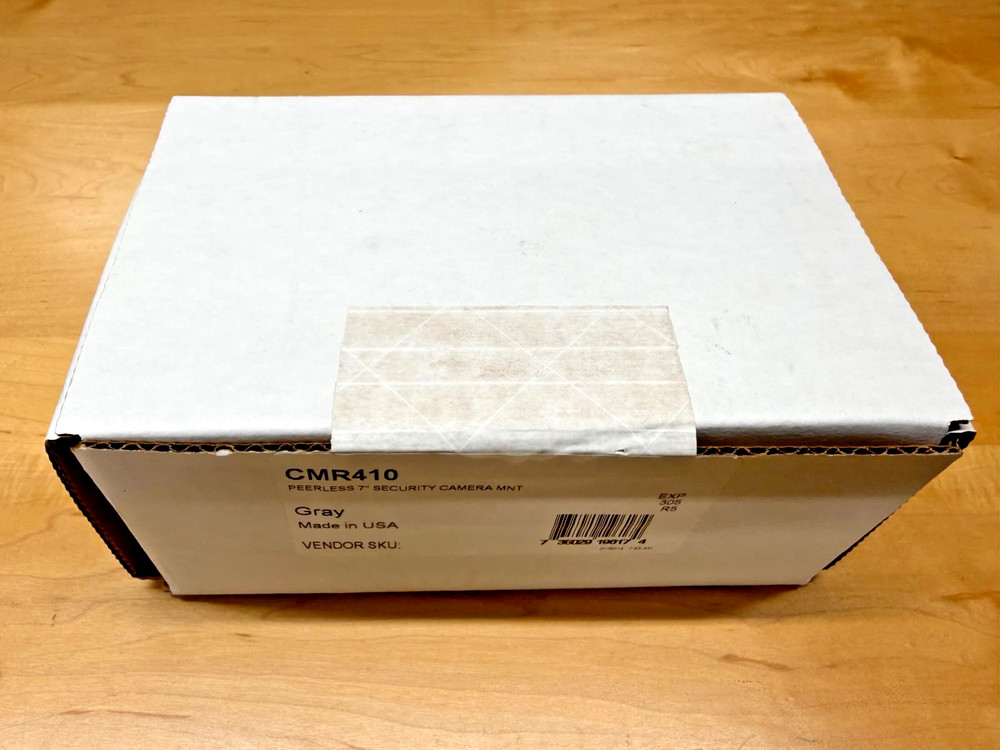 Peerless - CMR410 - 7in. Security Camera Mount Light Grey - NEW!