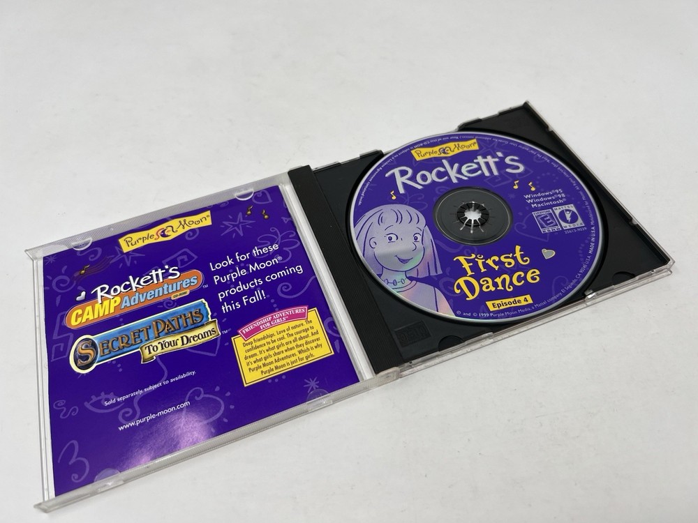 Purple Moon Rockett's First Dance CD-ROM For Windows PC & Mac