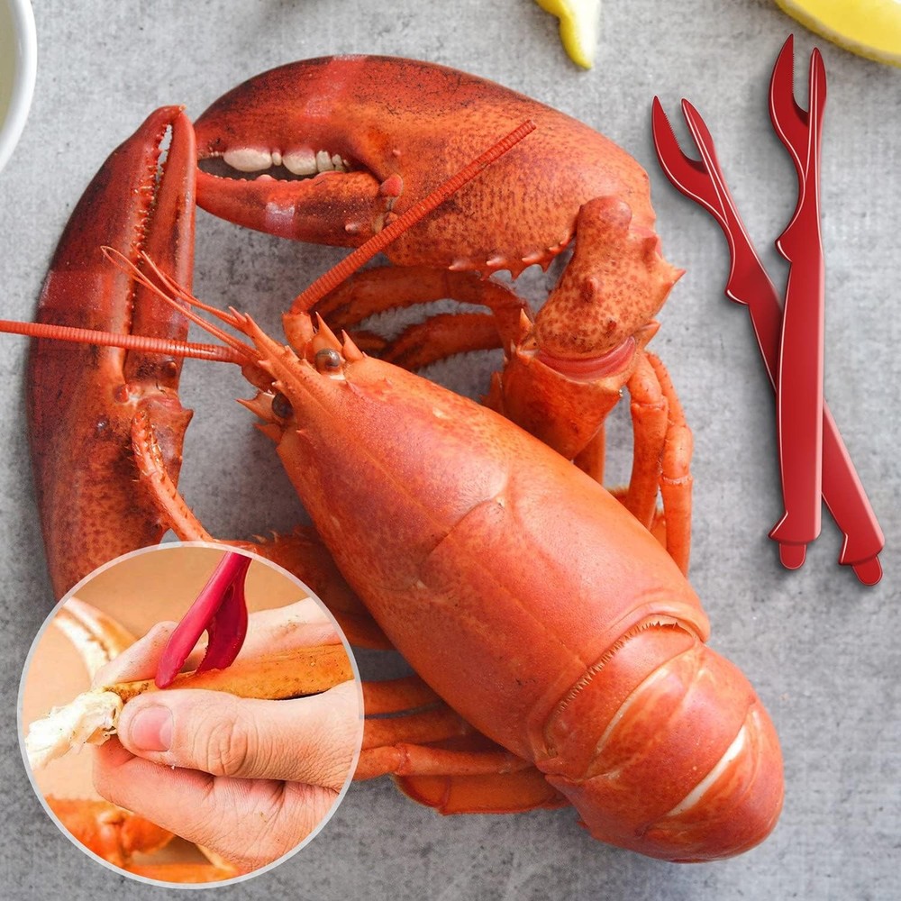 20Pcs Crab Legs Crackers - Crackers Picks Tools Set for Lobster, Crab, Crawfish,
