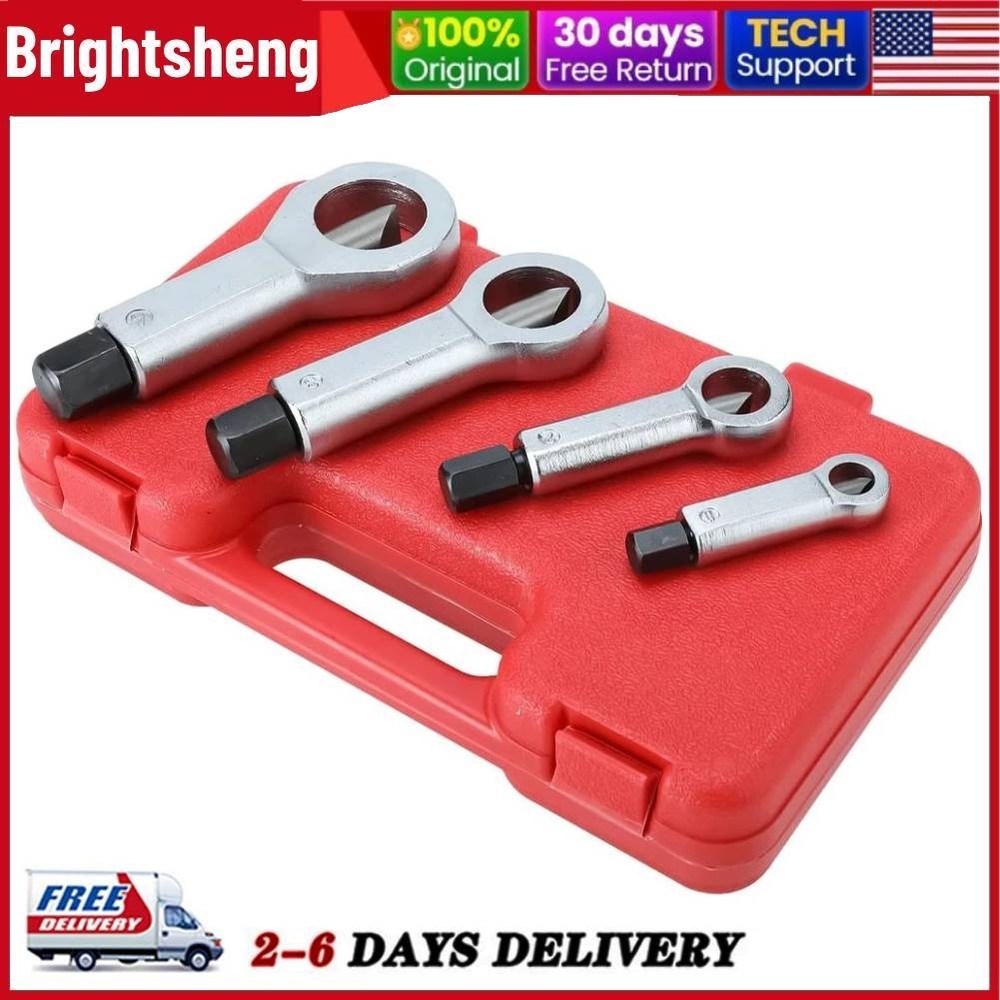 4PCS Nut Splitter Breaker 9-27mm Nut Remover Extractor Adjustable Cracker Hand