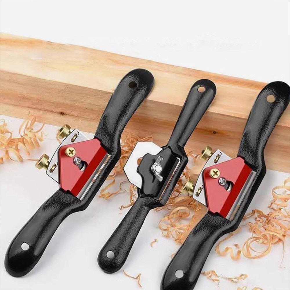 Woodworking Hand Planer with Adjustable Carbon Steel Blade for Professional Use