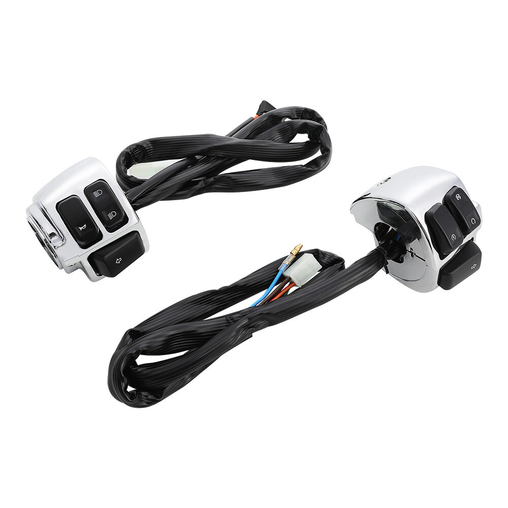 1" Handlebar Control Switch For Harley Davidson Road King Glide Softail Dyna