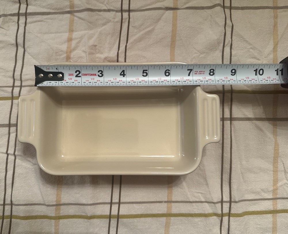 Le Creuset Potiron Pumpkin Orange Rectangular Stoneware Baking Dish 5x7