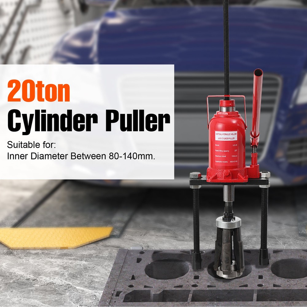 Hydraulic Cylinder Liner Puller Sleeve Puller Remover Tool for 80-140mm Engine