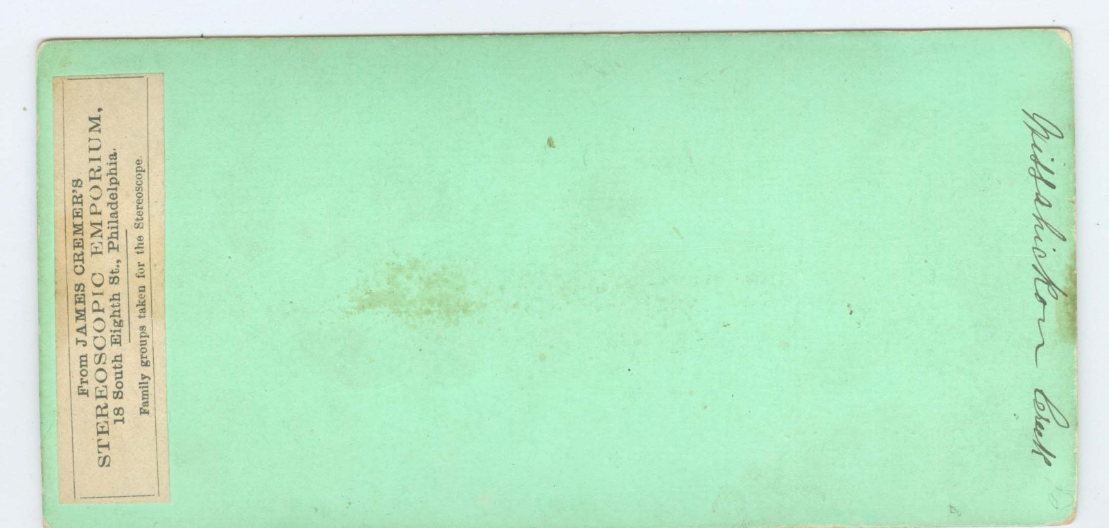 G2230~ PENNSYLVANIA – Wissahickon Creek nr Philadelphia c.1860s Stereoview