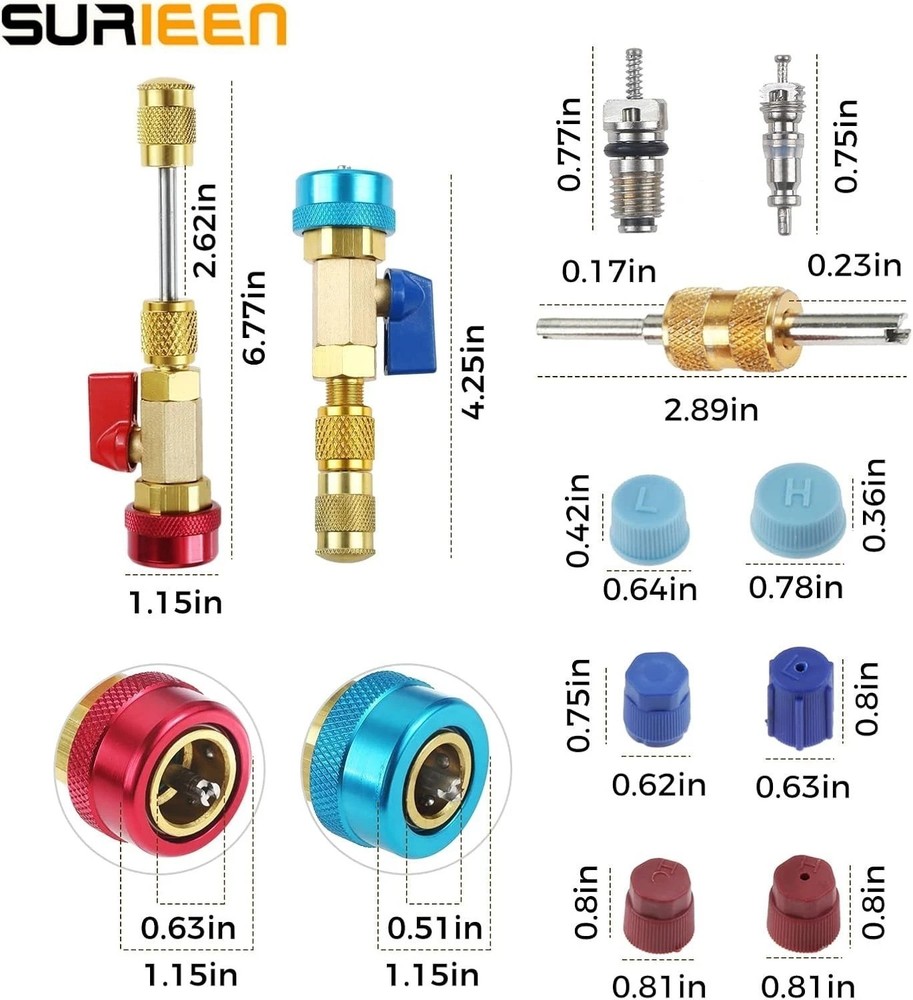 Adjustable Valve Core Removal Set