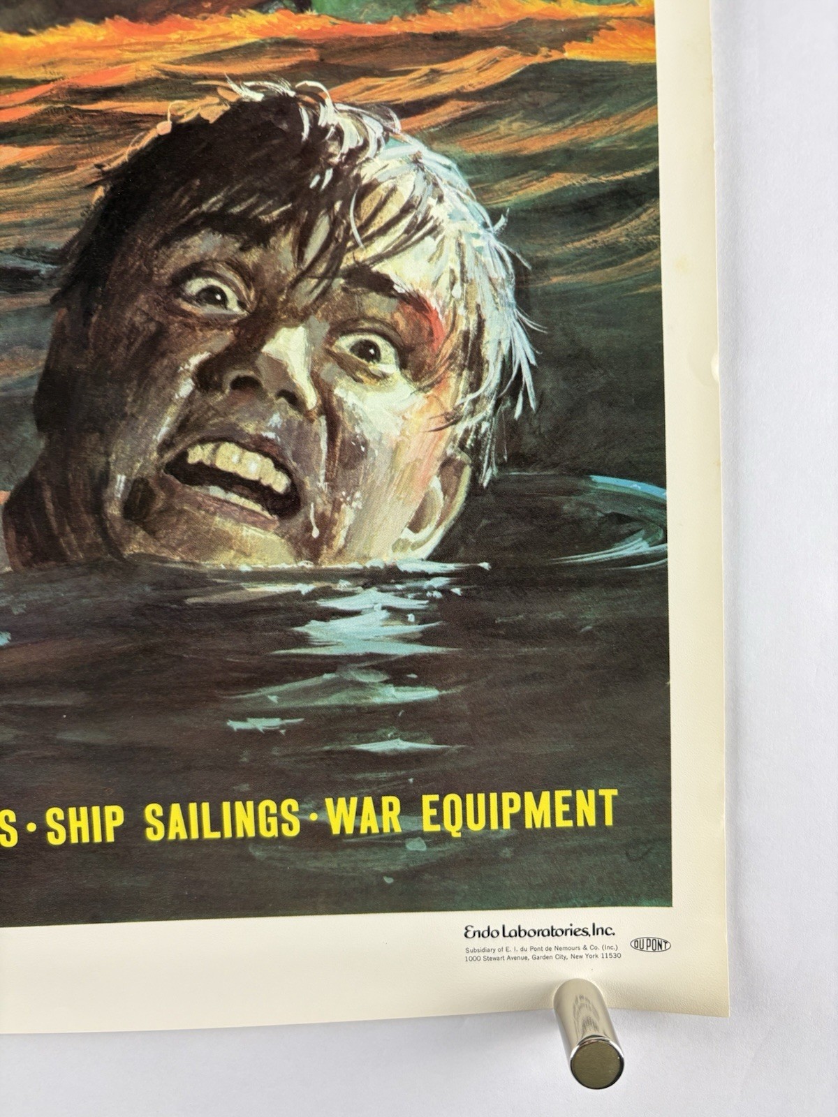 SLIP OF THE LIP DUPONT War Poster 1960s 14x 21 Vietnam World War 2 Art WWII 02