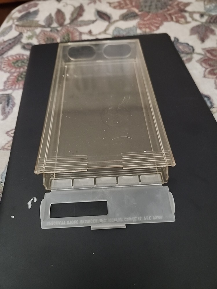 VHS Clear Plastic Cases Bottom Loader Sleeve Protective Case