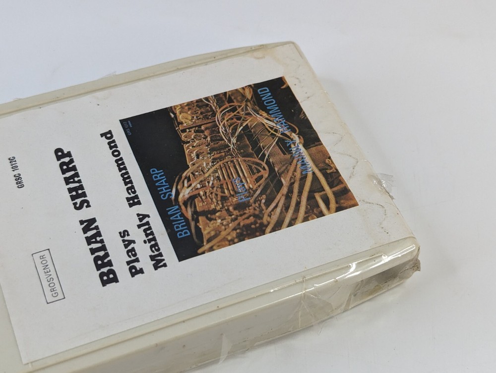 Brian Sharp Plays Mainly Hammond 8 Track Cartridge 1970's Unopened