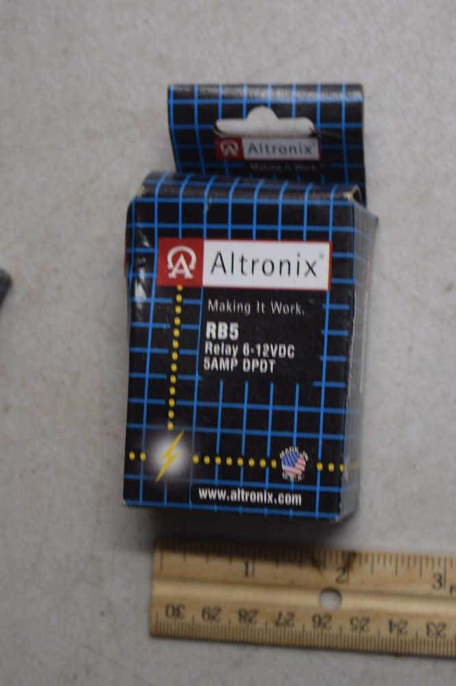 Altronix RB5 Relay Module 6 VDC or 12 VDC DPDT Contacts