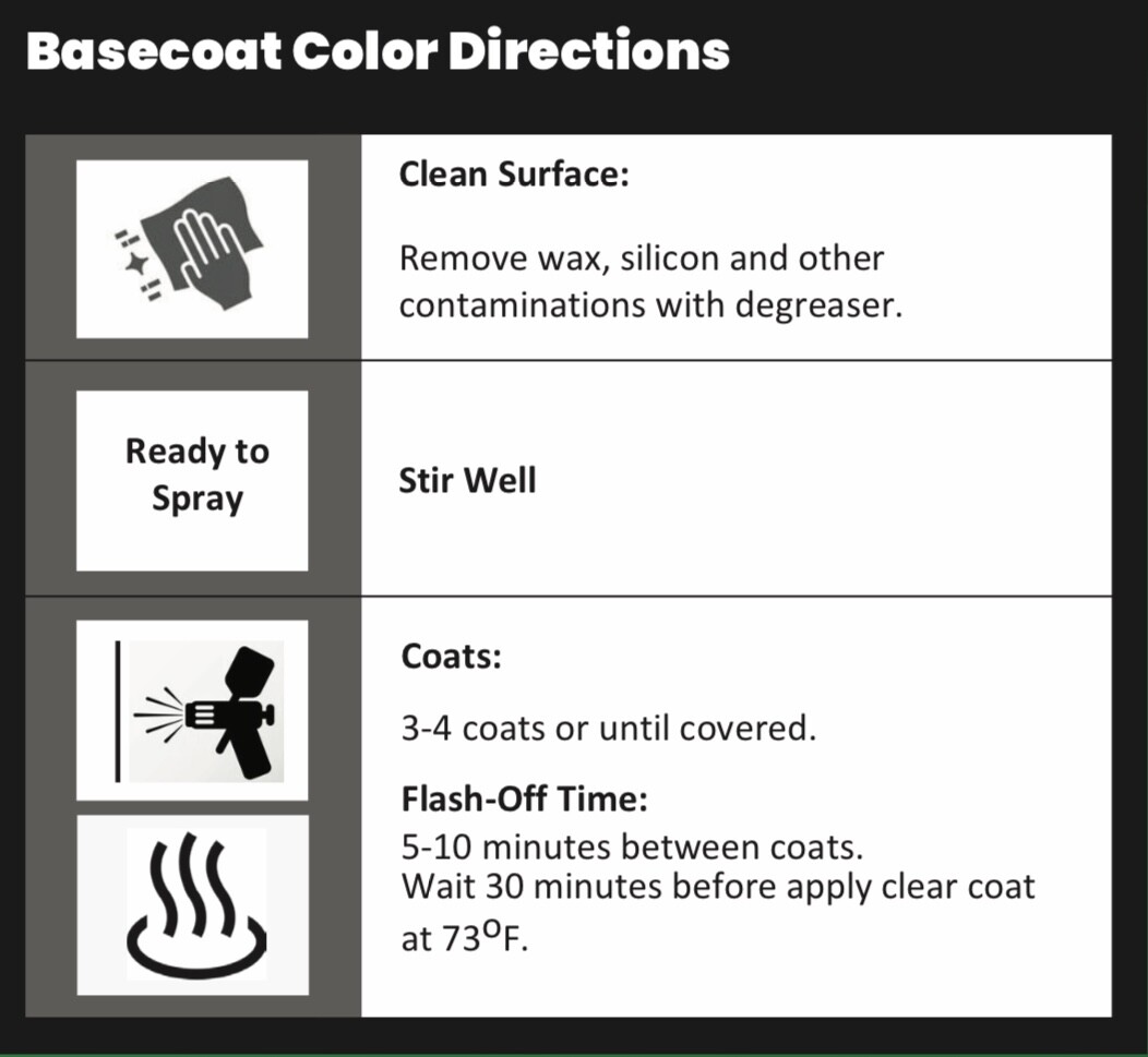 HONDA - NH912P URBAN GRAY BASECOAT PAINT (PICK YOUR SIZE PINT, QUART OR GALLON)