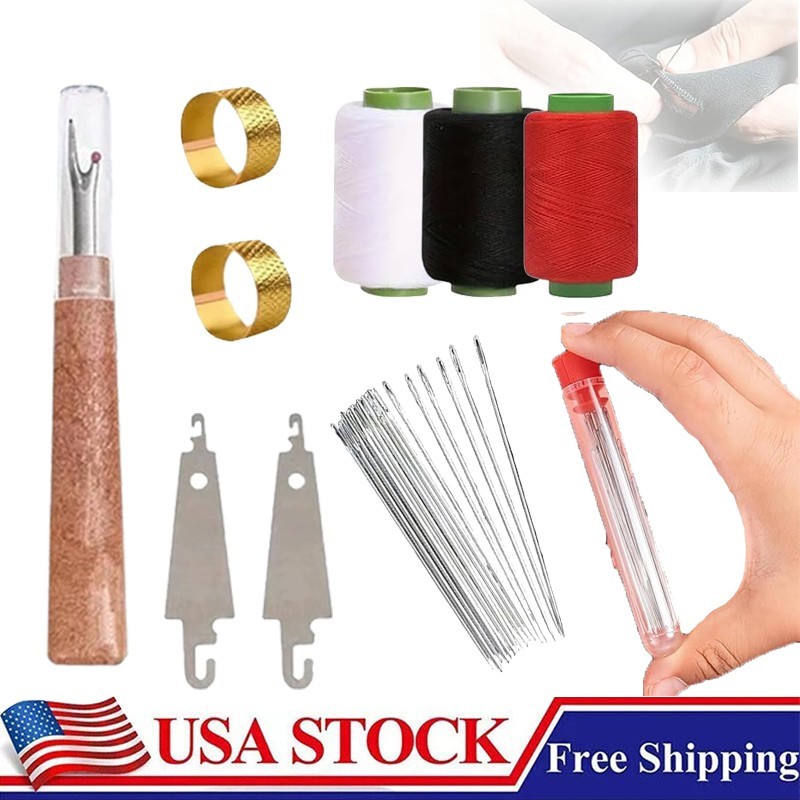 Sewing Tool Set,Needles Thread Hand Repair Tool,Portable Sewing Kit