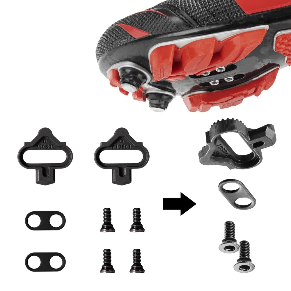 ROCKBROS Mountain Bike Pedals Dual Function Sealed Clipless Flat Platform Compat
