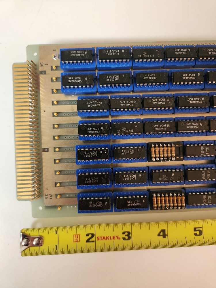 Cambion Wire Wrap Pin Board With Integrated Circuits