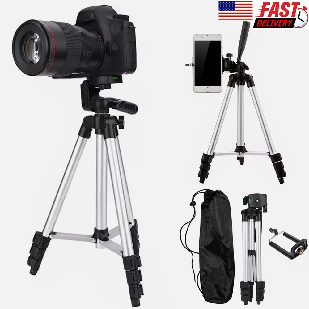 Professional Smartphone Tripod Stand Compatible with iPhone Samsung+Carry Bag