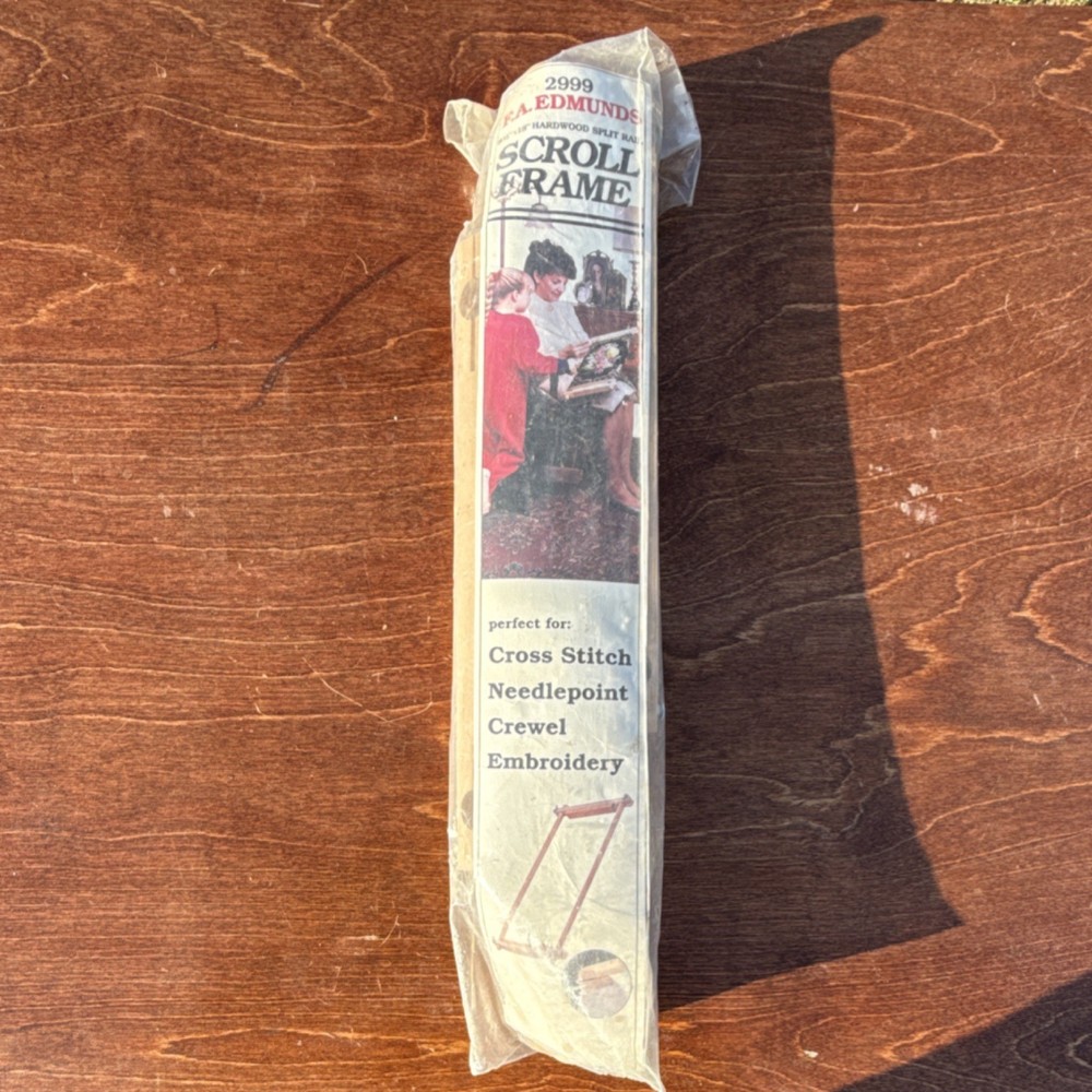 F.A. Edmunds 2999 Wood Scroll Frame 18" Rectangular Split Rail
