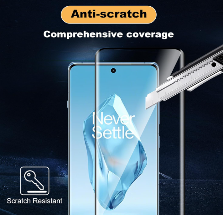 For OnePlus 12R Screen Protector with Camera Lens Protector 9H Hardness