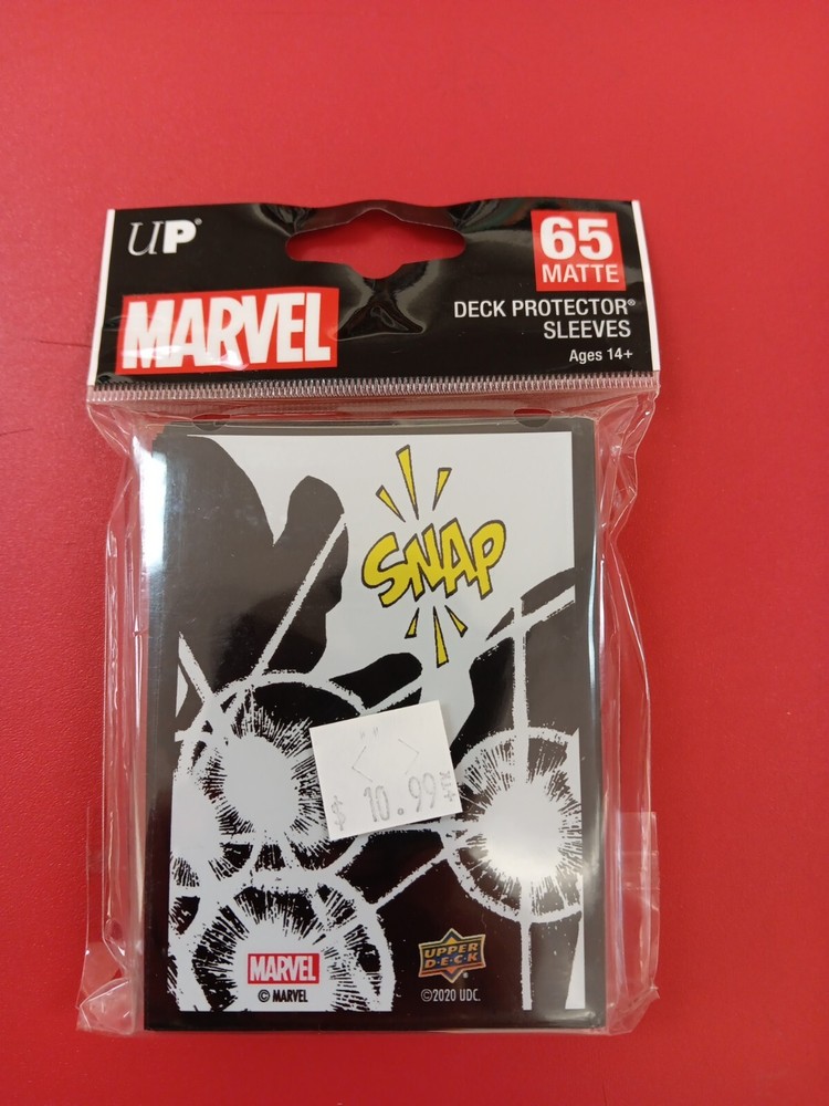 Marvel Thanos Snap 65 Matte Deck Protector Sleeves SEALED Ultra Pro Infinity War