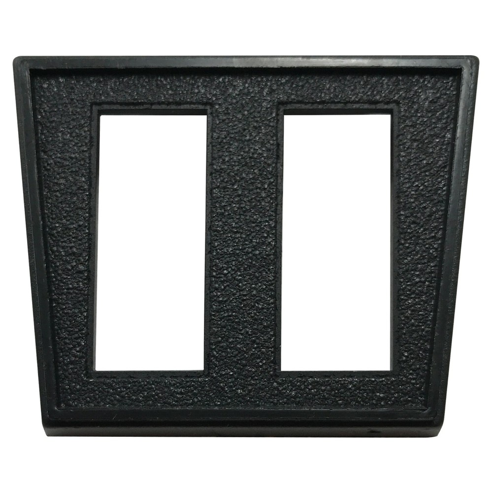 (5) Double Rocker Switch Rectangle Black Mounting Panel 1-1/8" X 1/2" Hole - UK