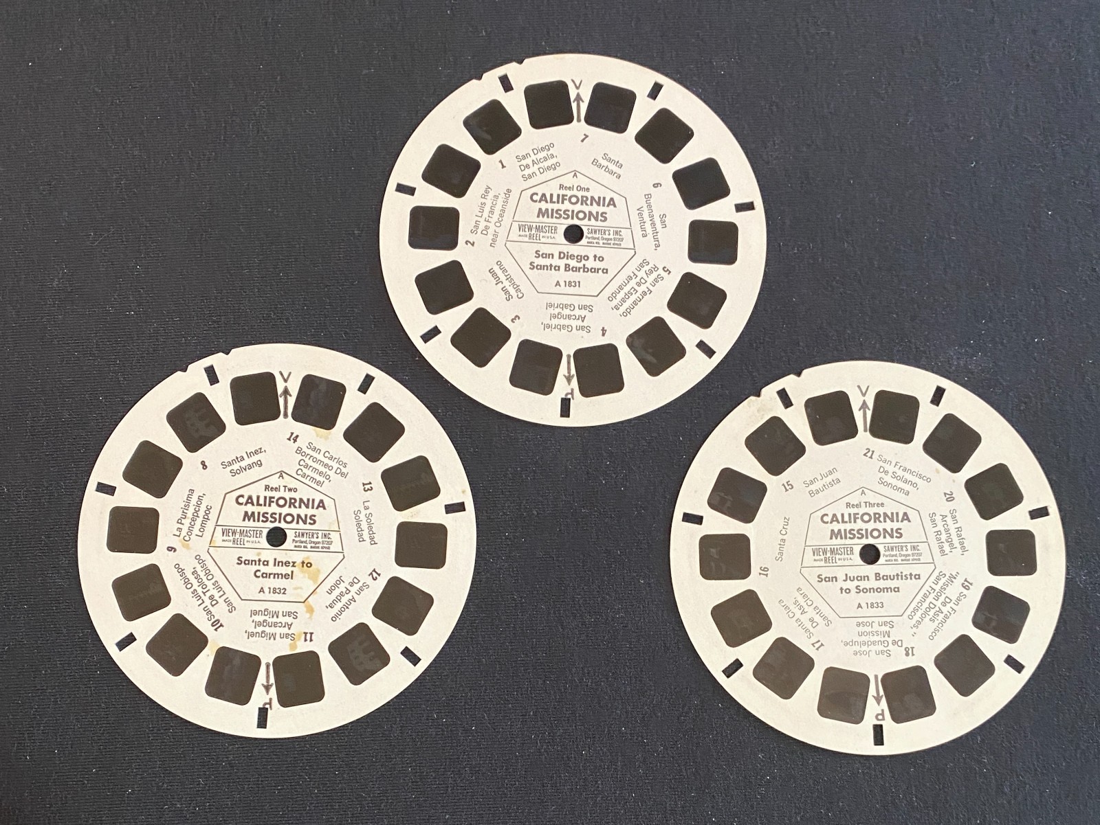 View Master 3 Reel Sets - Destinations, TV, Cartoons - Choose Your Own!