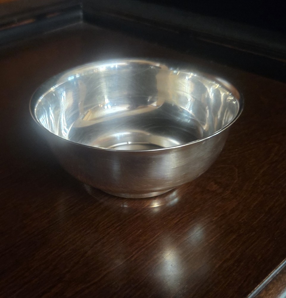 Silver On Copper 4-in Bowl